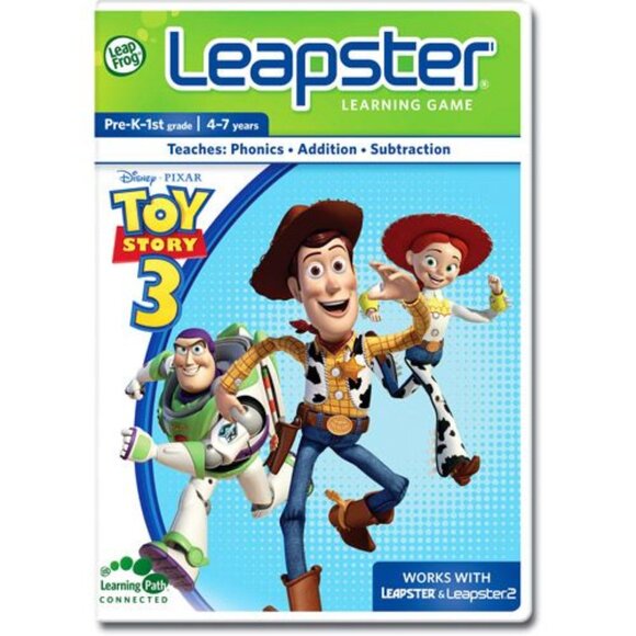 Leapster Pre-K-1st grade Toy Story 3 Learning Game Phonics Fun Word Building - Picture 1 of 4